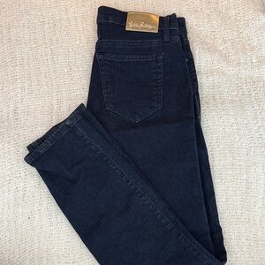 Lilly Pulitzer Women's Boot Cut Jeans in Dark Blue